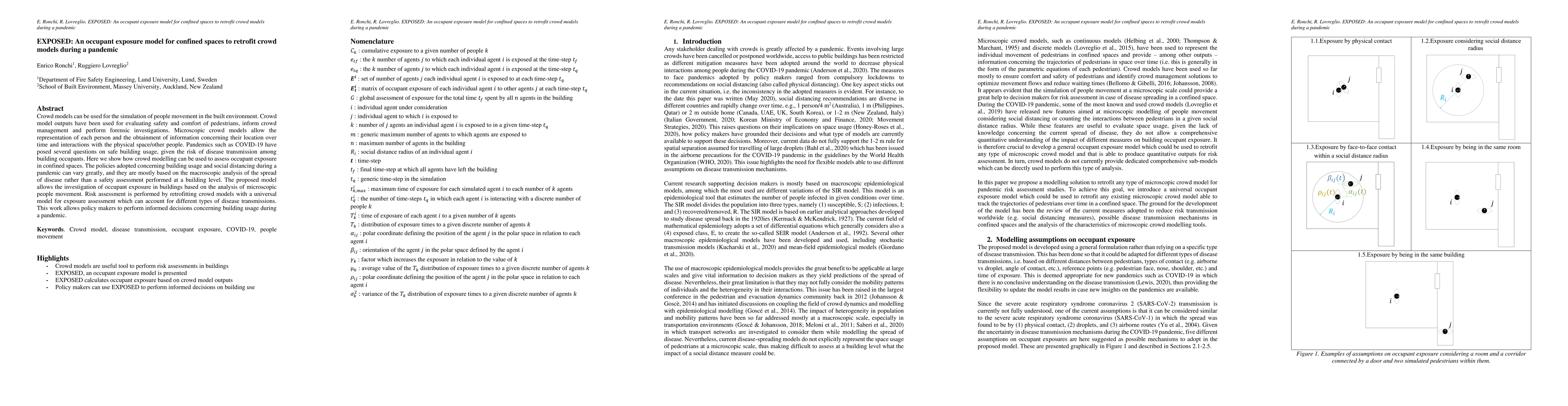 Thumbnail for EXPOSED: An occupant exposure model for confined spaces to retrofit
  crowd models during a pandemic