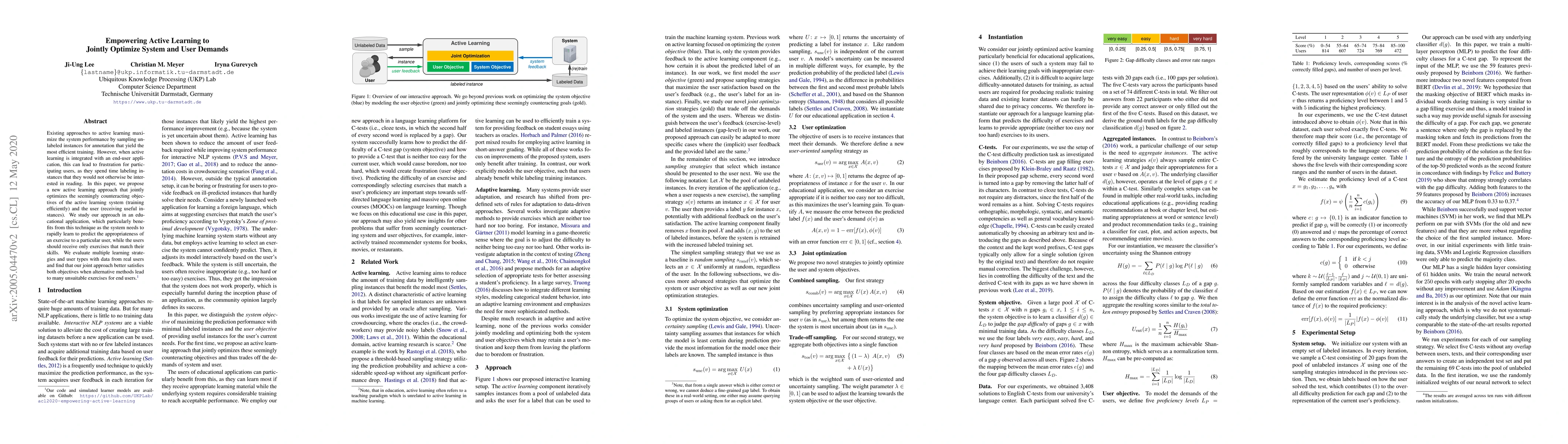 Thumbnail for Empowering Active Learning to Jointly Optimize System and User Demands