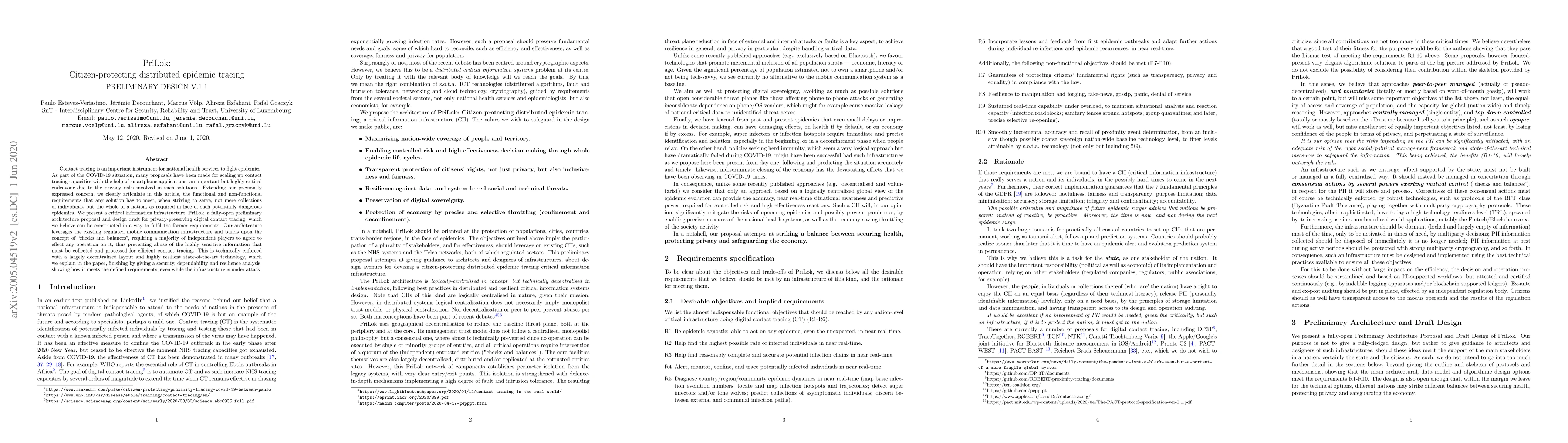 Thumbnail for PriLok: Citizen-protecting distributed epidemic tracing