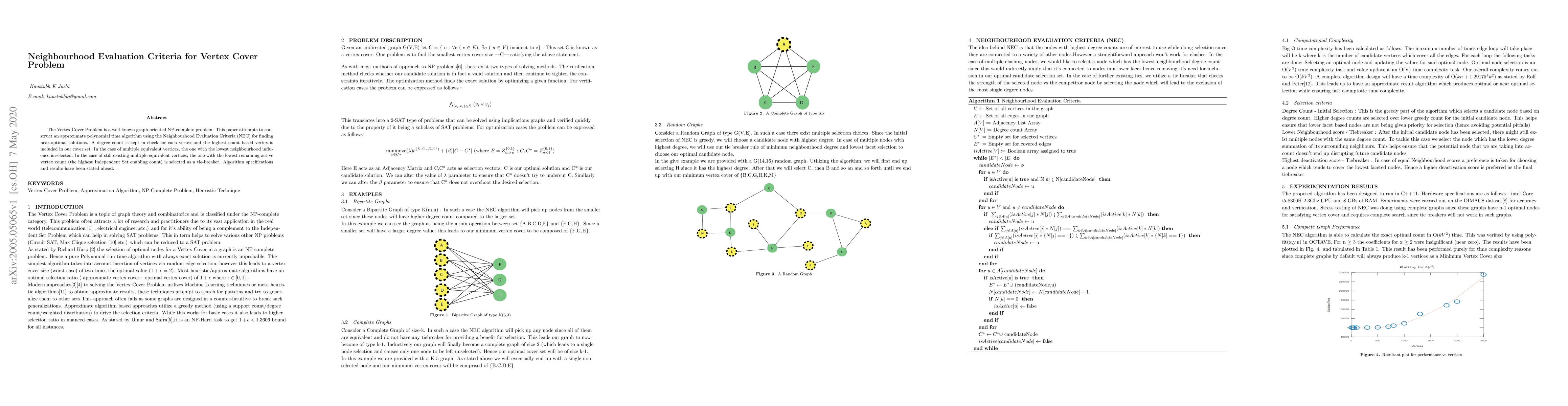 Thumbnail for Neighbourhood Evaluation Criteria for Vertex Cover Problem