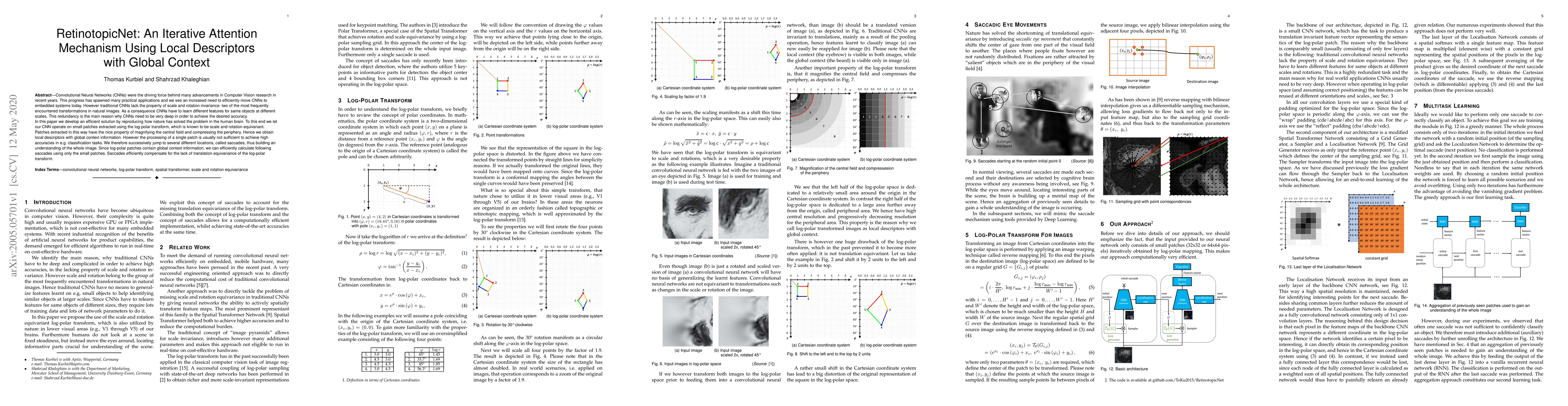 Thumbnail for RetinotopicNet: An Iterative Attention Mechanism Using Local Descriptors
  with Global Context