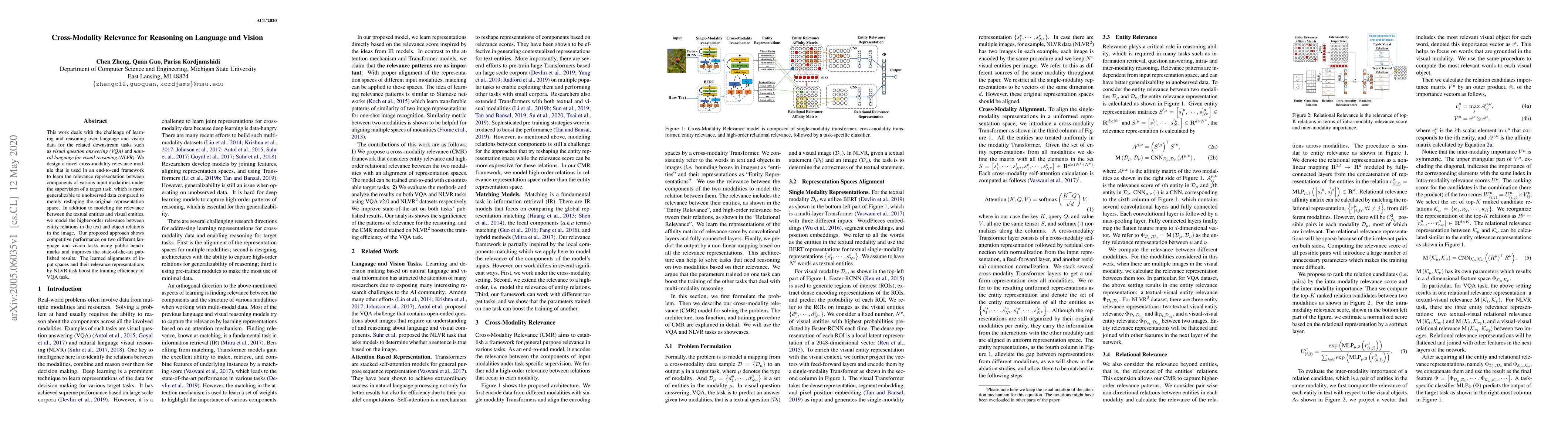 Thumbnail for Cross-Modality Relevance for Reasoning on Language and Vision