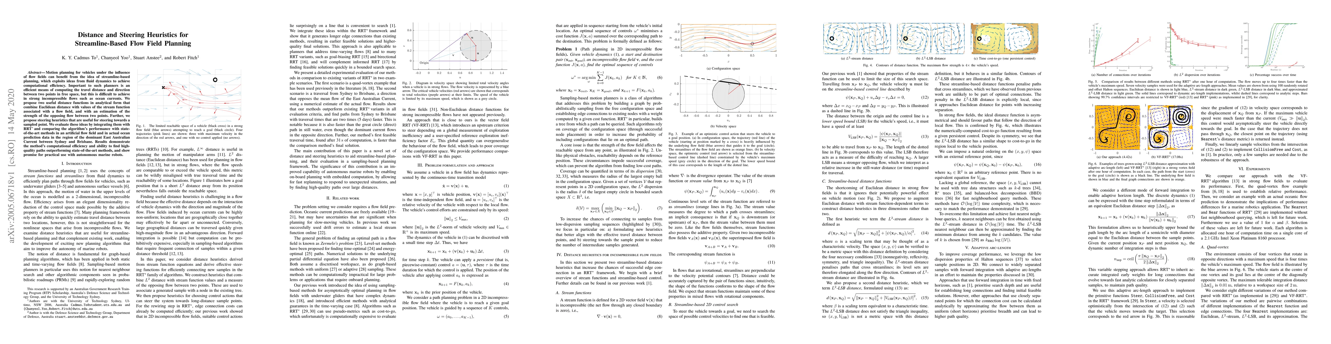 Thumbnail for Distance and Steering Heuristics for Streamline-Based Flow Field
  Planning