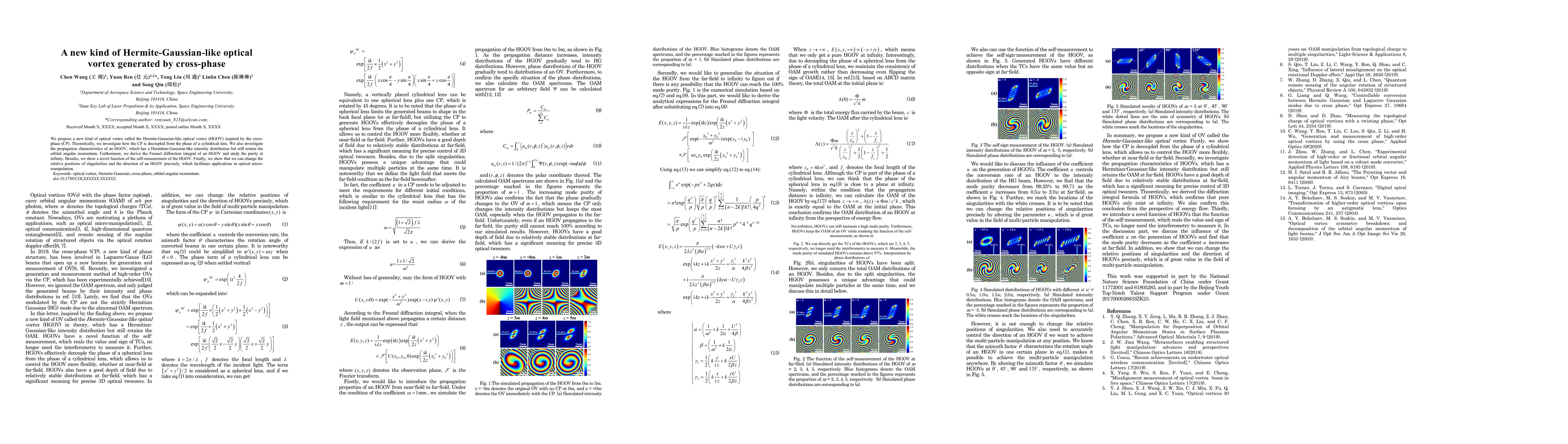 Thumbnail for A new kind of Hermite-Gaussian-like optical vortex generated by
  cross-phase