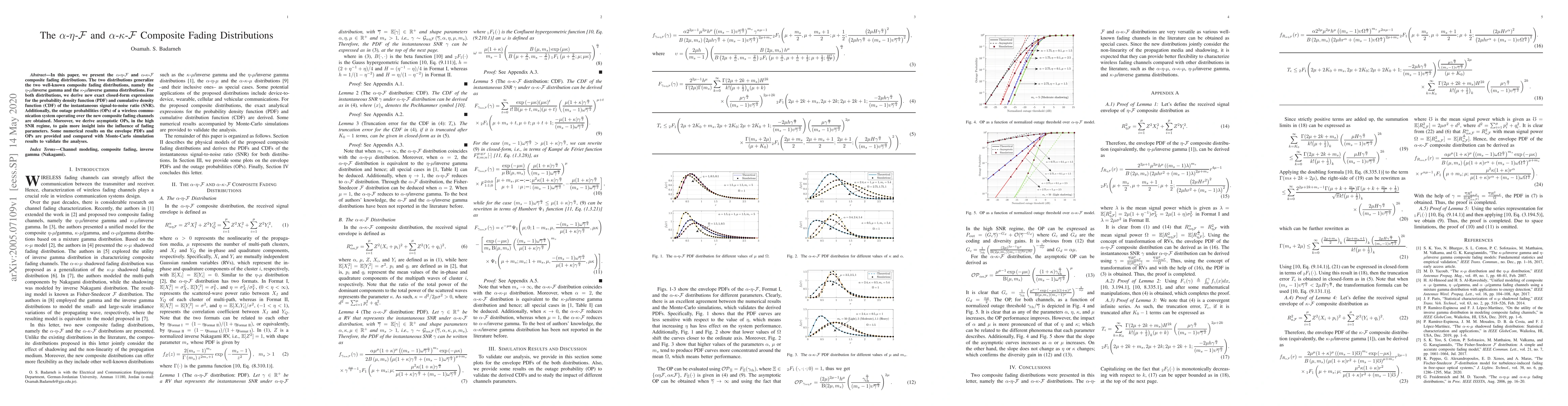 Thumbnail for The $\alpha$-$\eta$-$\mathcal{F}$ and $\alpha$-$\kappa$-$\mathcal{F}$
  Composite Fading Distributions