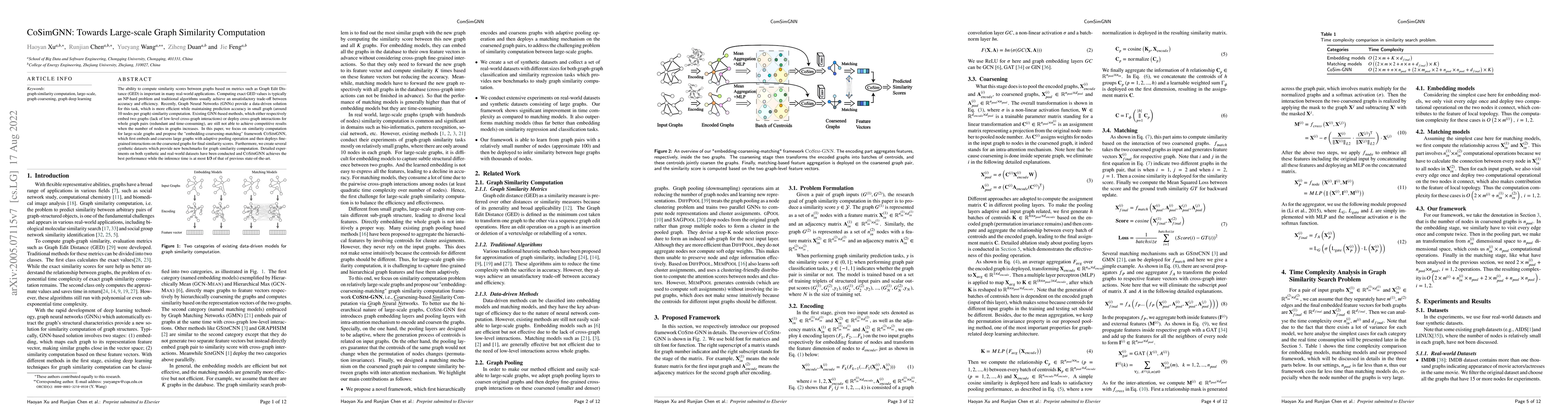 Thumbnail for CoSimGNN: Towards Large-scale Graph Similarity Computation