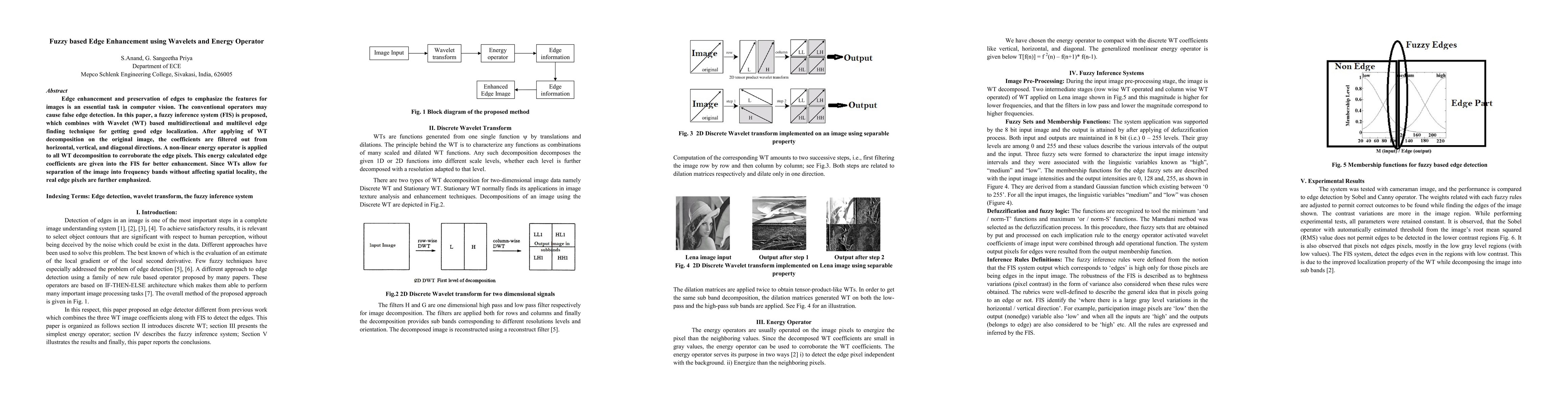 Thumbnail for Fuzzy based Edge Enhancement using Wavelets and Energy Operator