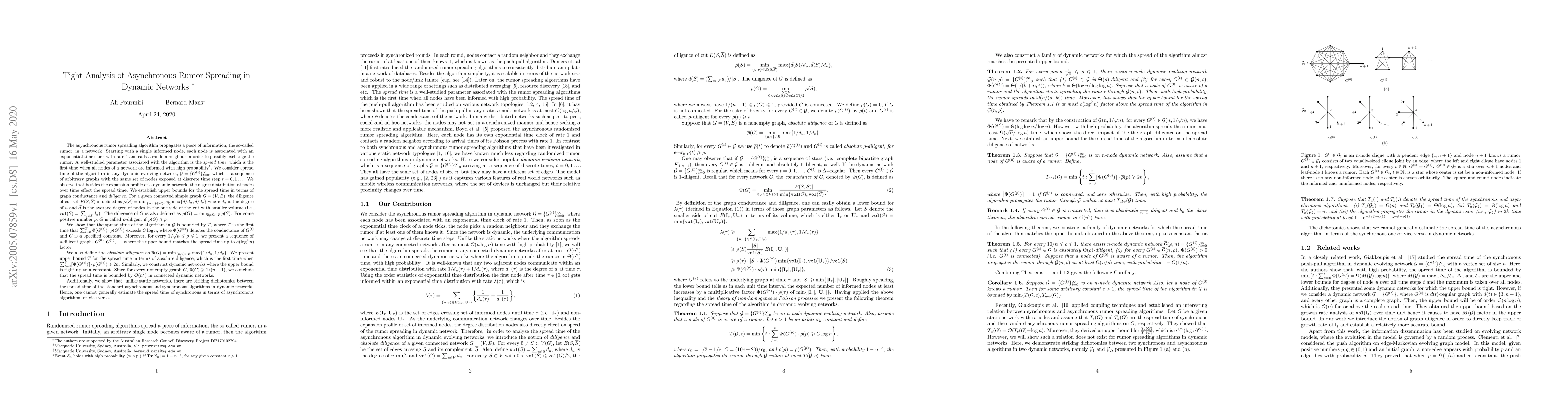 Thumbnail for Tight Analysis of Asynchronous Rumor Spreading in Dynamic Networks