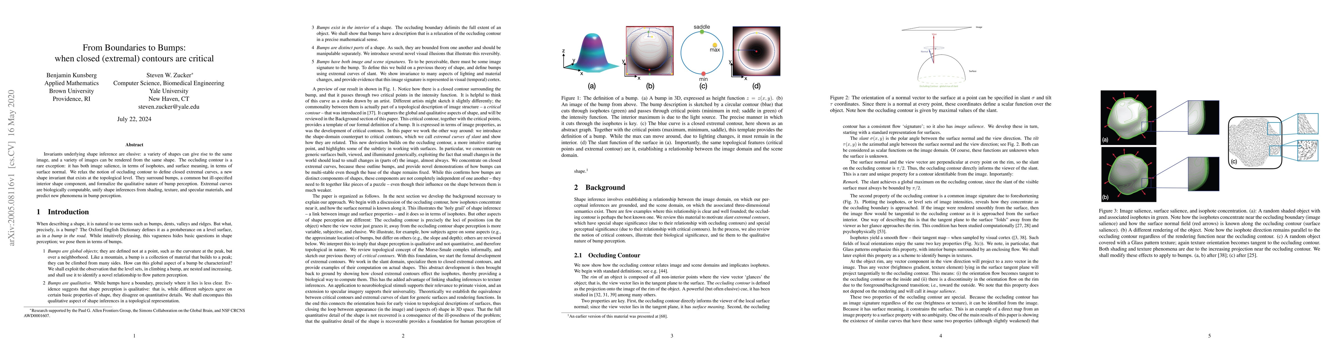 Thumbnail for From Boundaries to Bumps: when closed (extremal) contours are critical