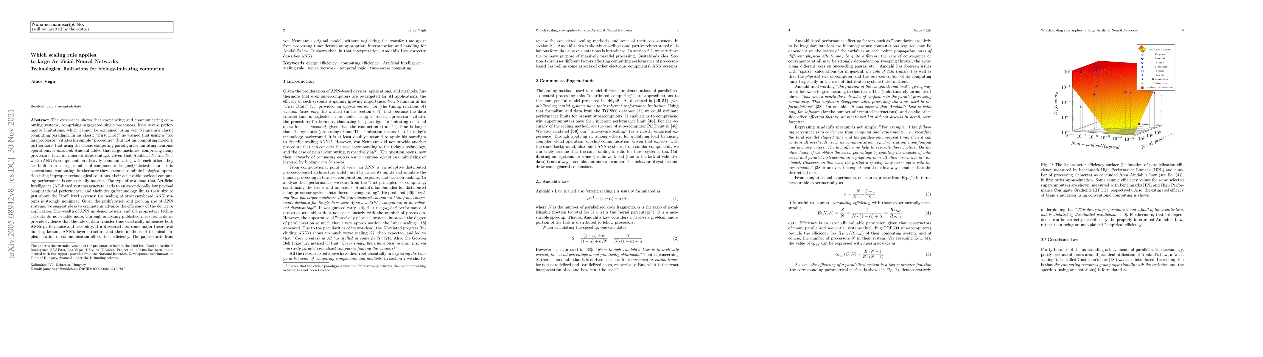 Thumbnail for Which scaling rule applies to Artificial Neural Networks