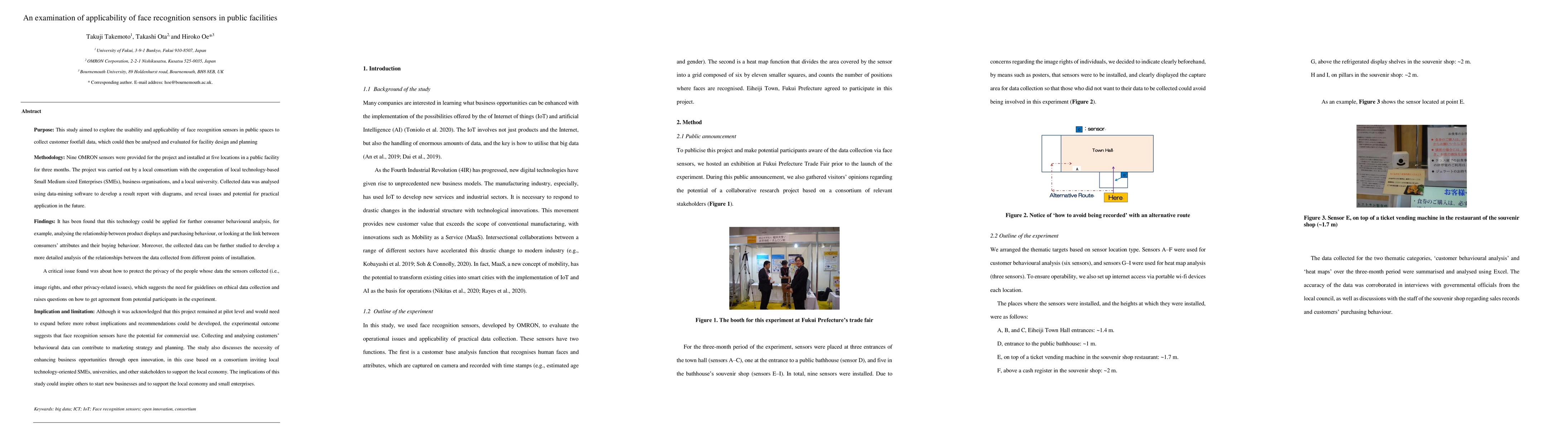 Thumbnail for An examination of applicability of face recognition sensors in public
  facilities