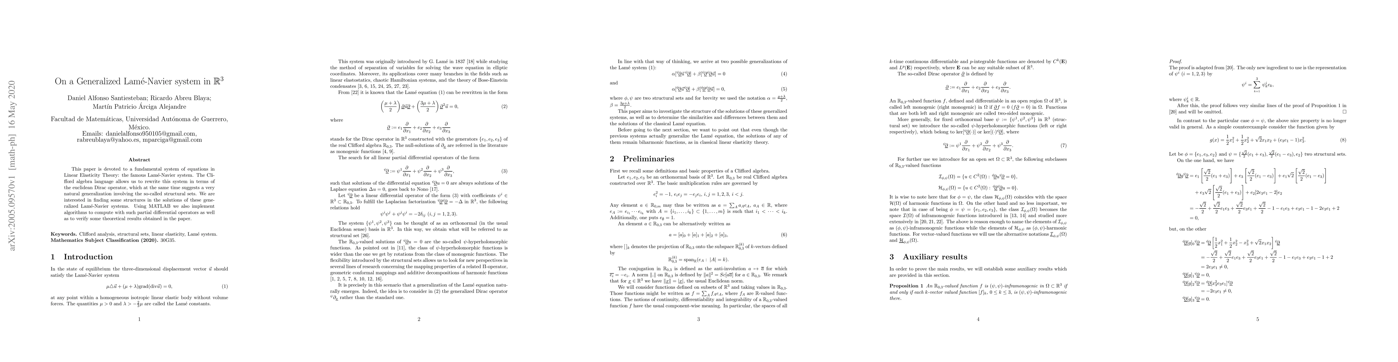 Thumbnail for On a Generalized Lam\'e-Navier system in $\mathbb{R}^3$