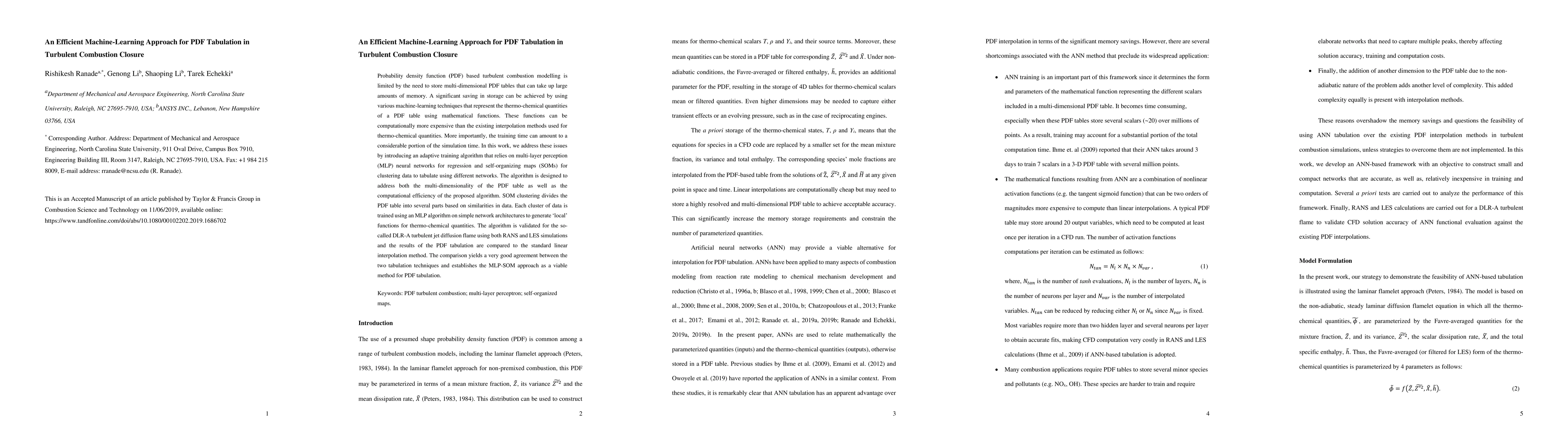 Thumbnail for An Efficient Machine-Learning Approach for PDF Tabulation in Turbulent
  Combustion Closure