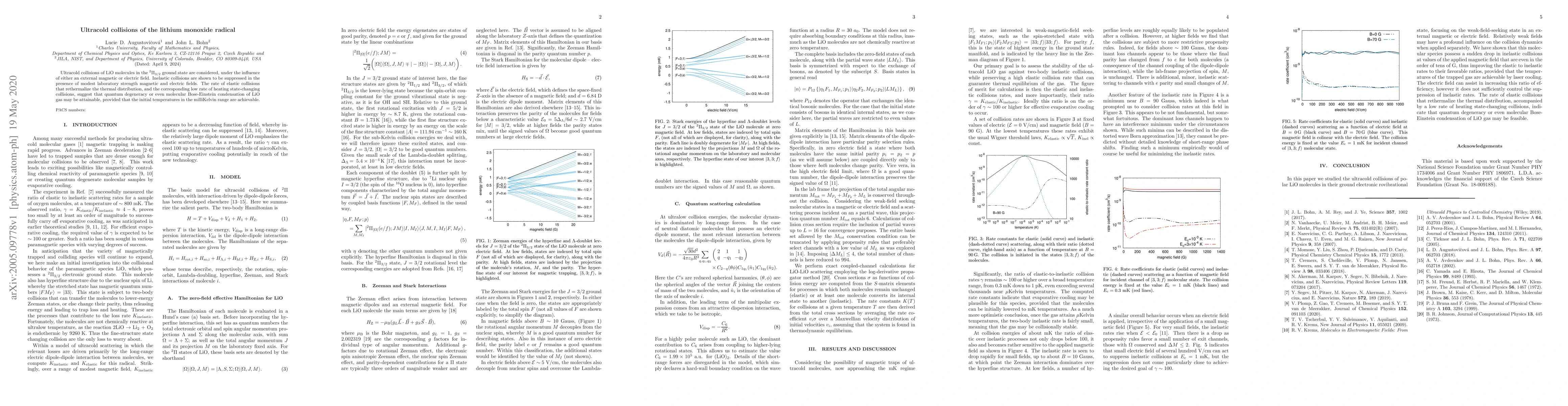 Thumbnail for Ultracold collisions of the lithium monoxide radical