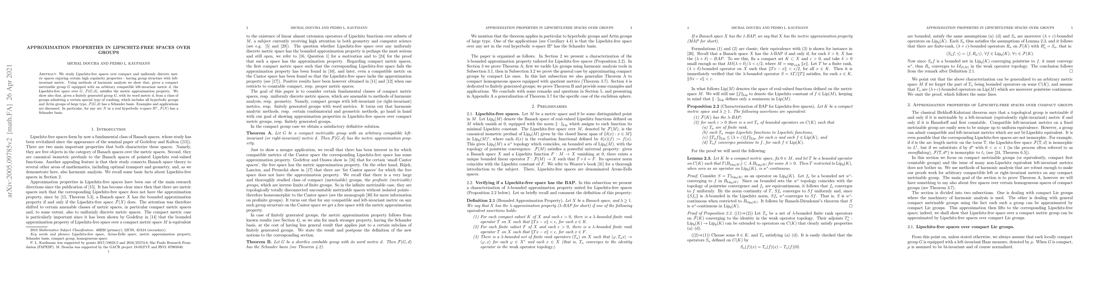 Thumbnail for Approximation properties in Lipschitz-free spaces over groups