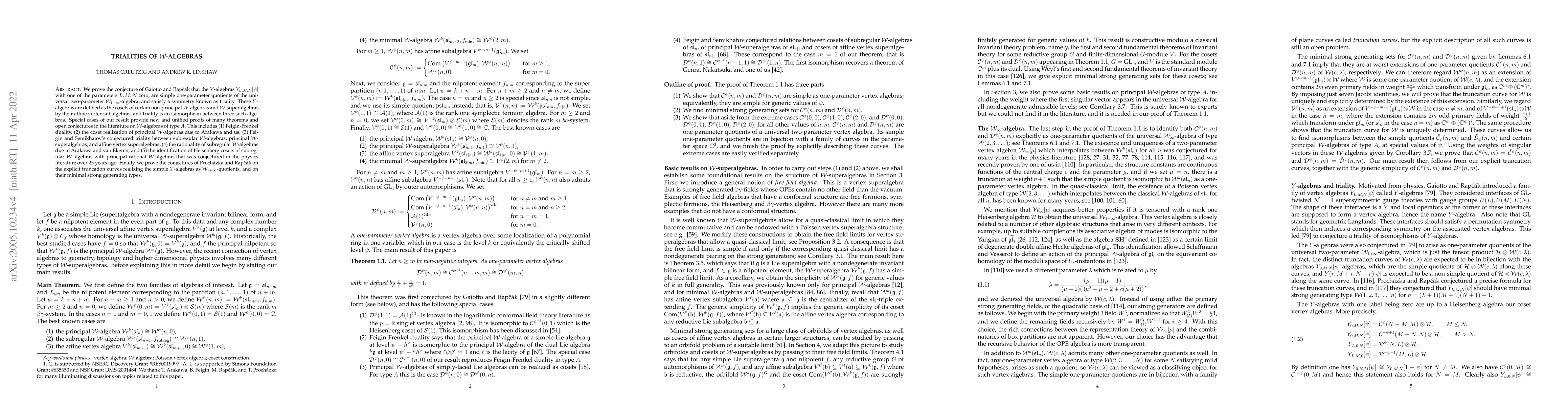 Thumbnail for Trialities of $\mathcal{W}$-algebras