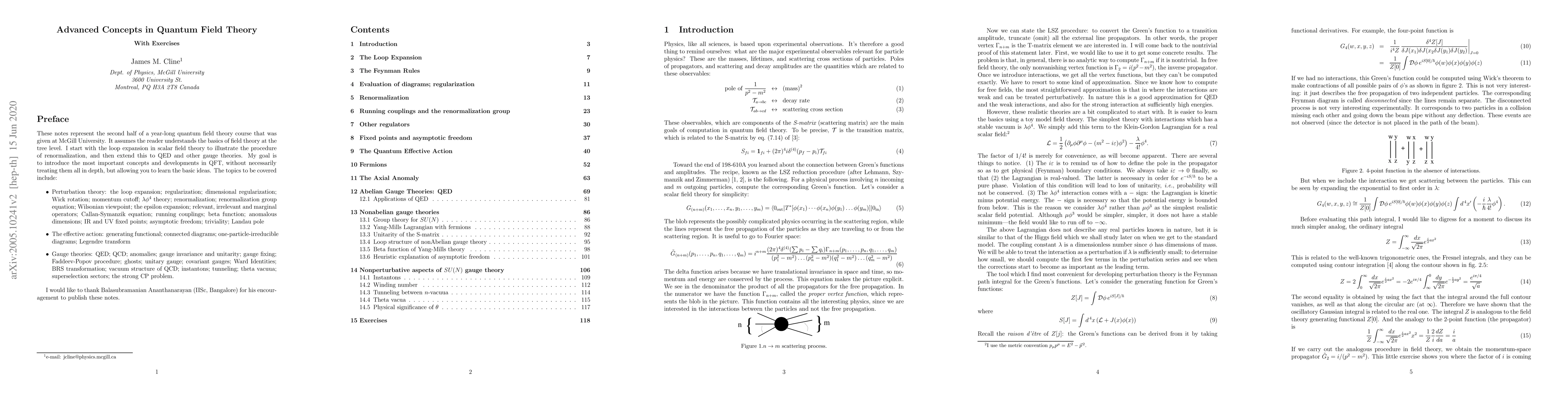 Thumbnail for Advanced Concepts in Quantum Field Theory