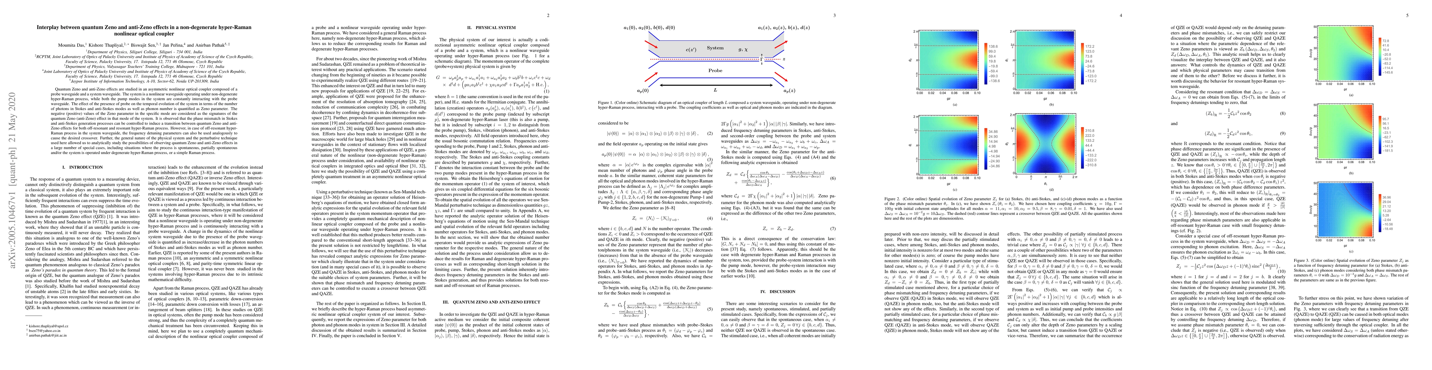 Thumbnail for Interplay between quantum Zeno and anti-Zeno effects in a non-degenerate
  hyper-Raman nonlinear optical coupler