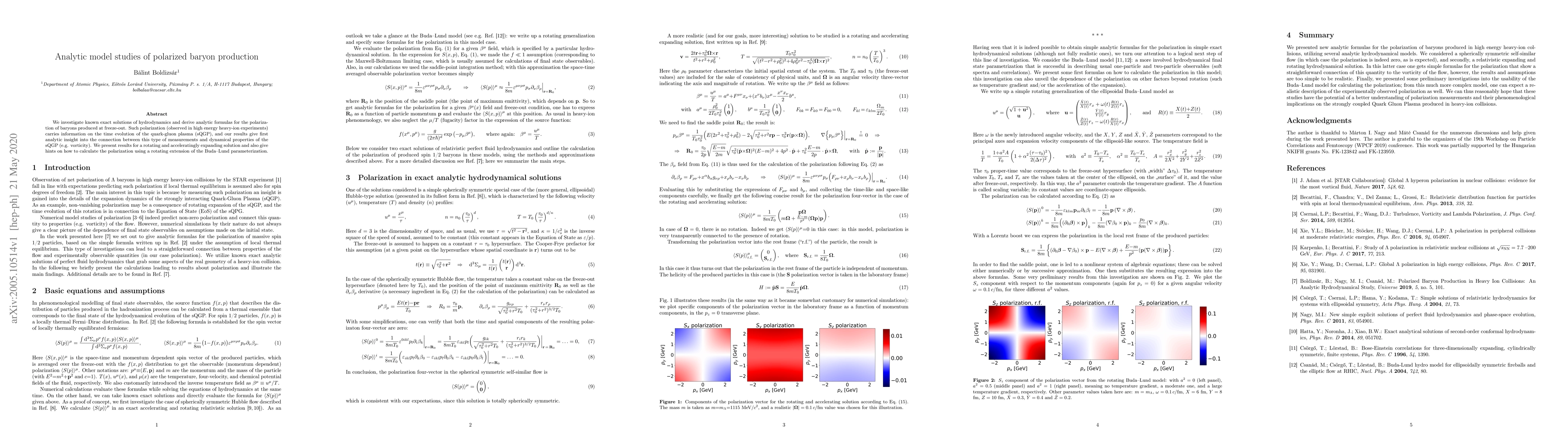 Thumbnail for Analytic model studies of polarized baryon production