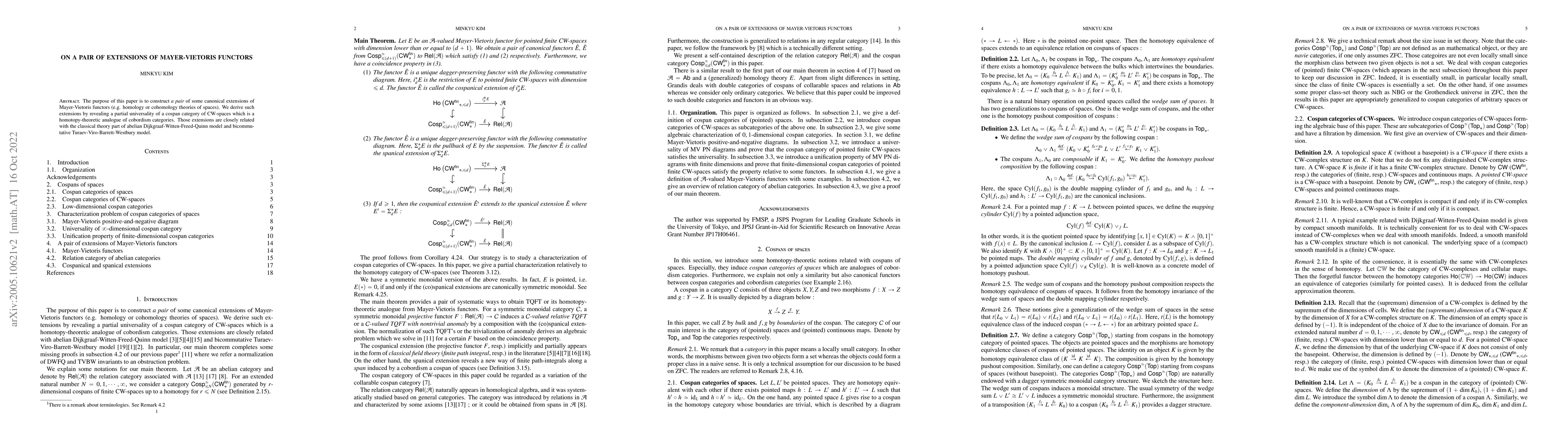 Thumbnail for On a pair of extensions of Mayer-Vietoris functors