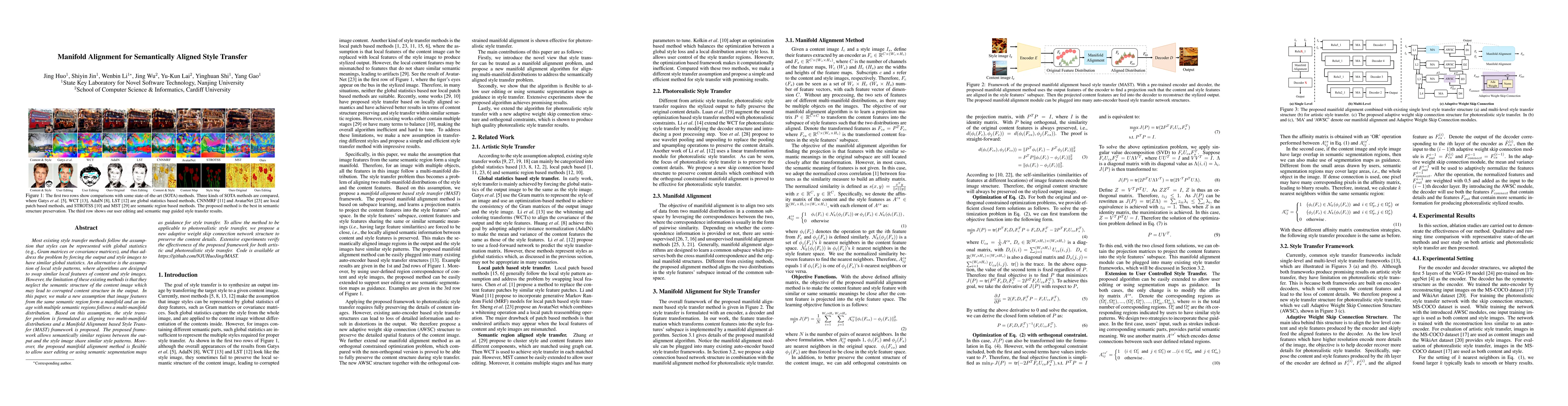 Thumbnail for Manifold Alignment for Semantically Aligned Style Transfer