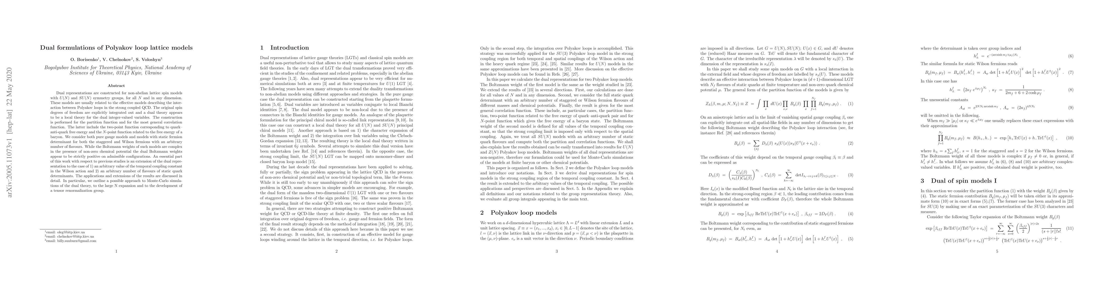 Thumbnail for Dual formulations of Polyakov loop lattice models