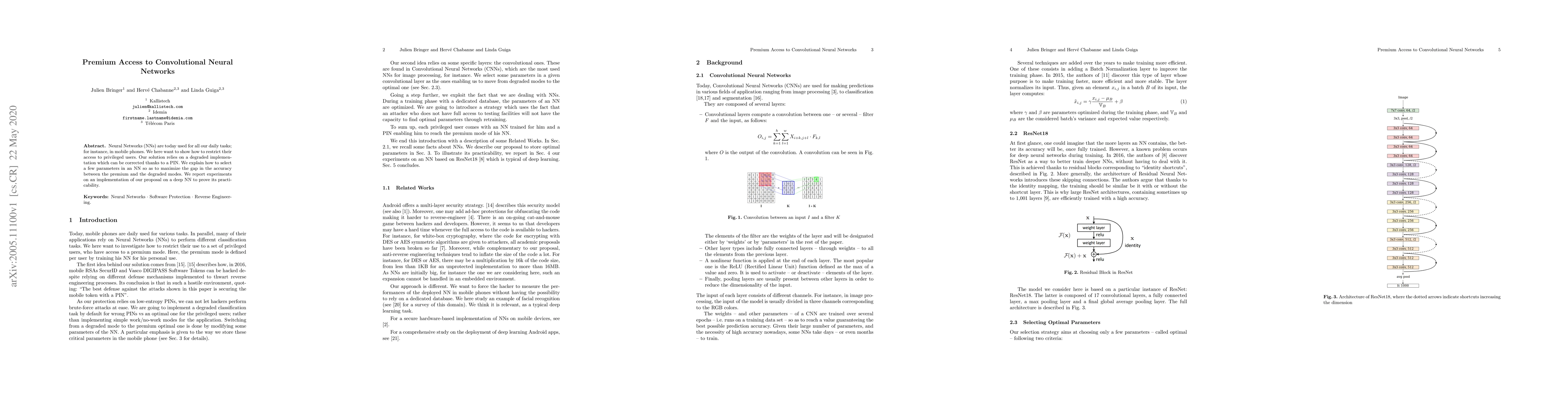 Thumbnail for Premium Access to Convolutional Neural Networks