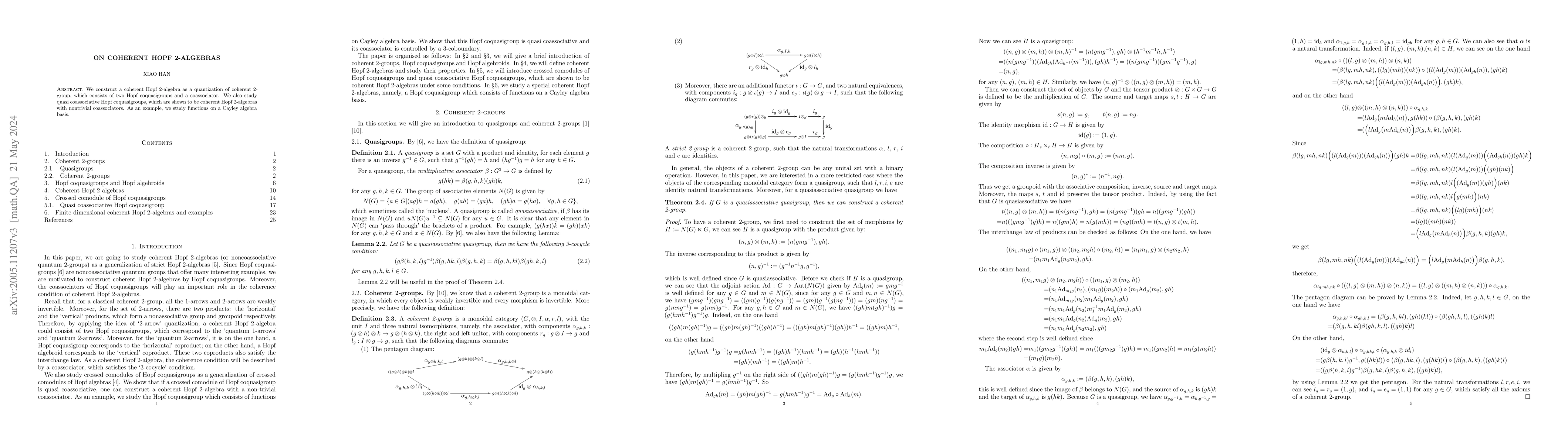 Thumbnail for On coherent Hopf 2-algebras