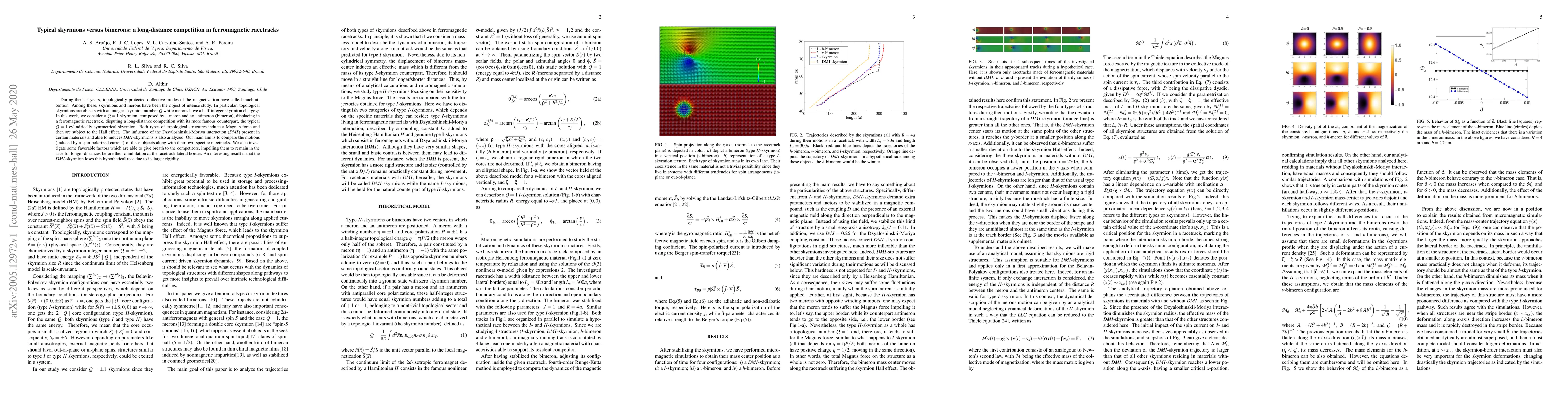 Thumbnail for Typical skyrmions versus bimerons: a long-distance competition in
  ferromagnetic racetracks