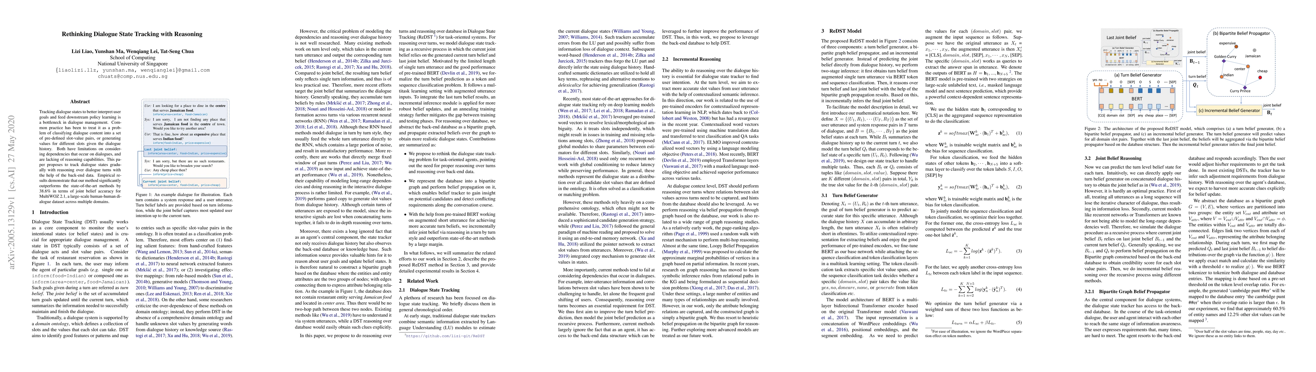 Thumbnail for Rethinking Dialogue State Tracking with Reasoning