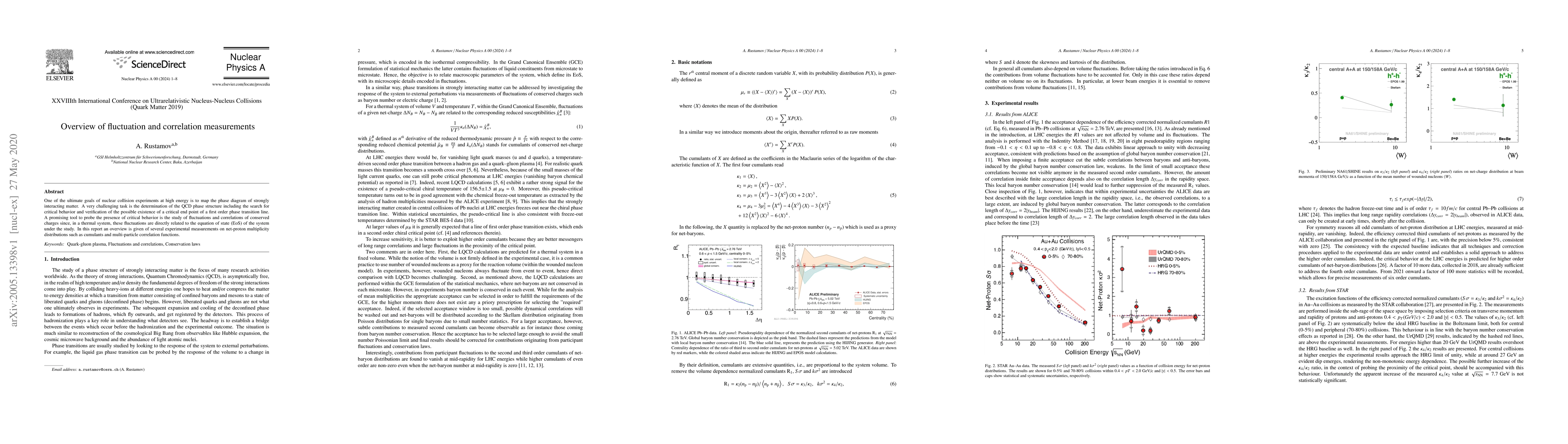 Thumbnail for Overview of fluctuation and correlation measurements