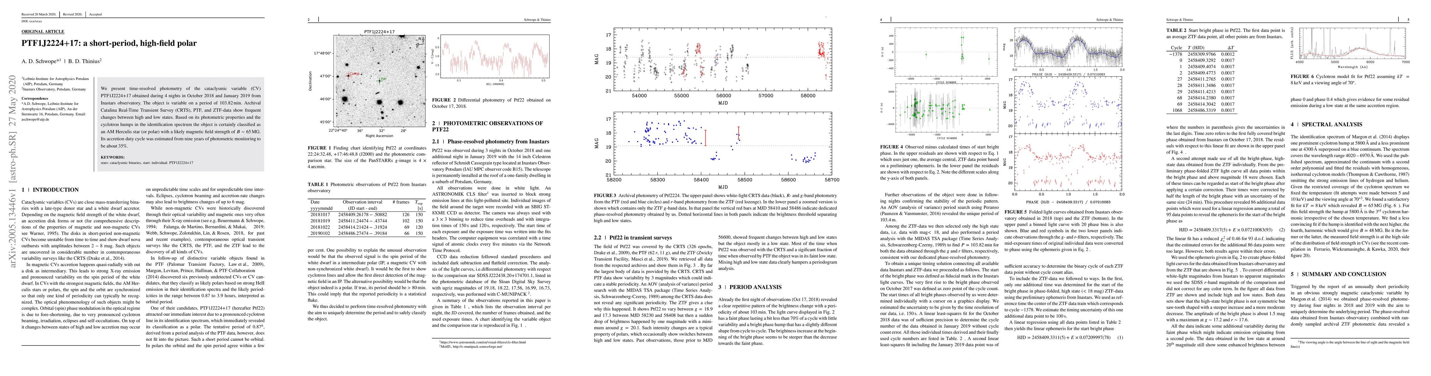 Thumbnail for PTF1J2224+17: a short-period, high-field polar