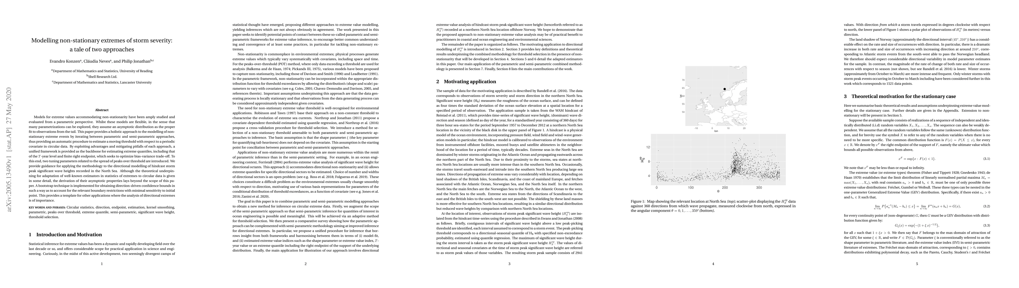 Thumbnail for Modelling non-stationary extremes of storm severity: a tale of two
  approaches