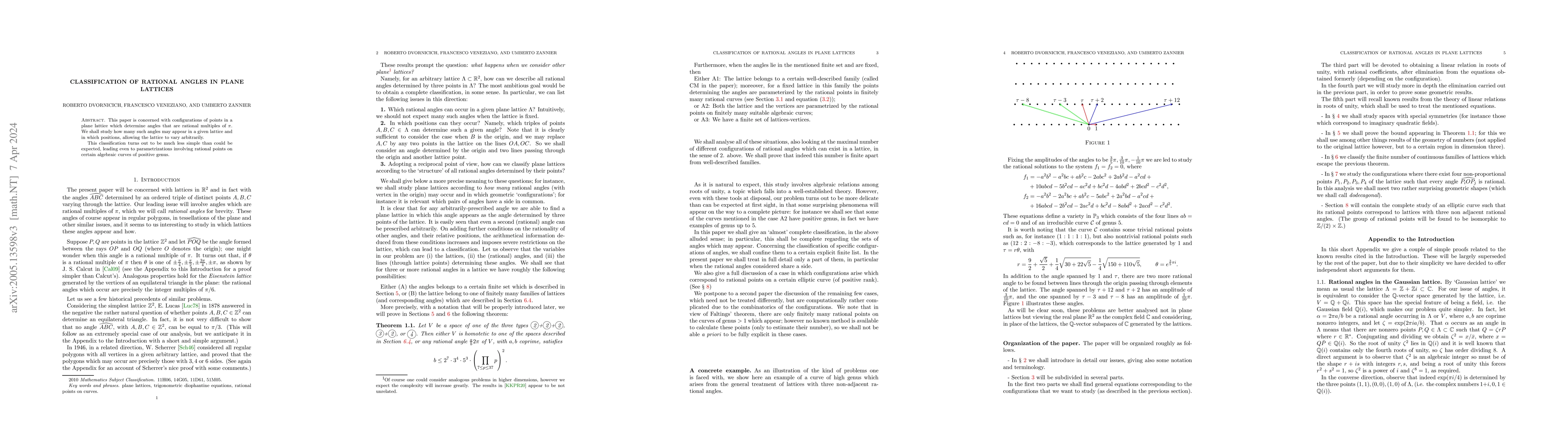Thumbnail for Classification of rational angles in plane lattices