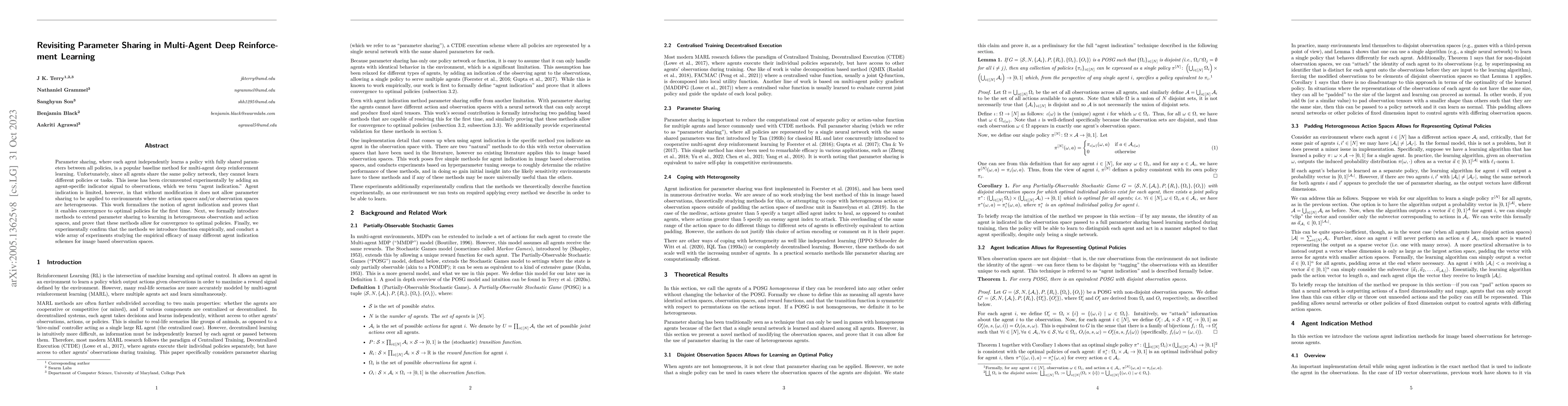 Thumbnail for Revisiting Parameter Sharing in Multi-Agent Deep Reinforcement Learning