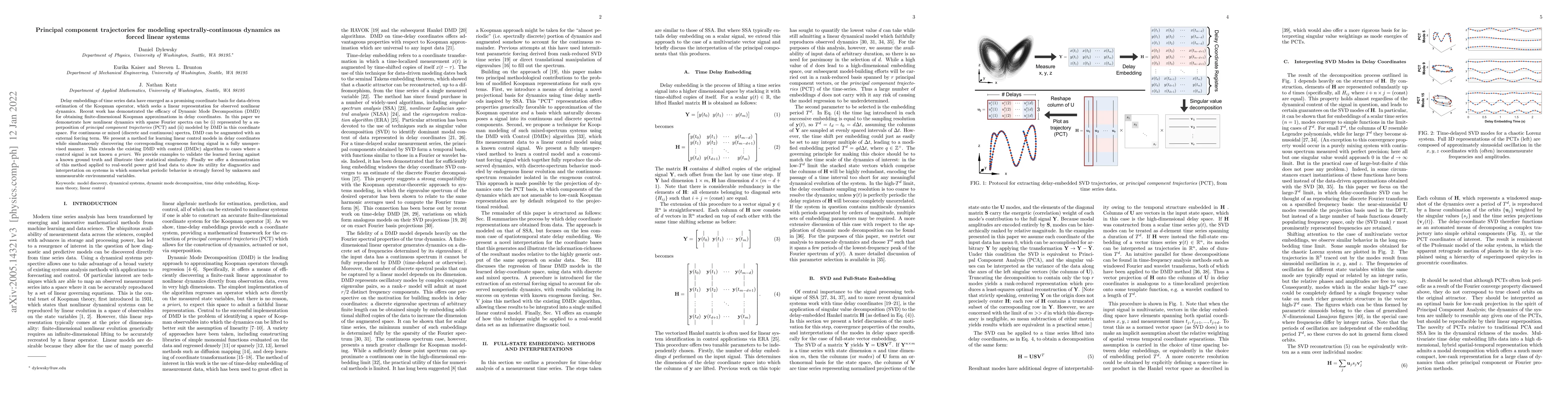 Thumbnail for Principal component trajectories for modeling spectrally-continuous
  dynamics as forced linear systems