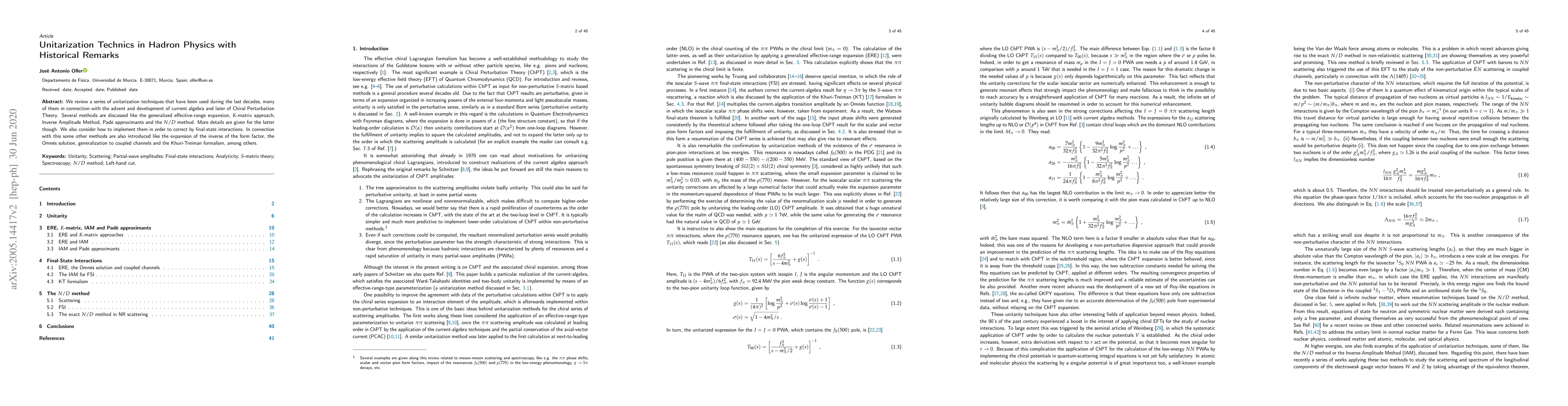Thumbnail for Unitarization Technics in Hadron Physics with Historical Remarks