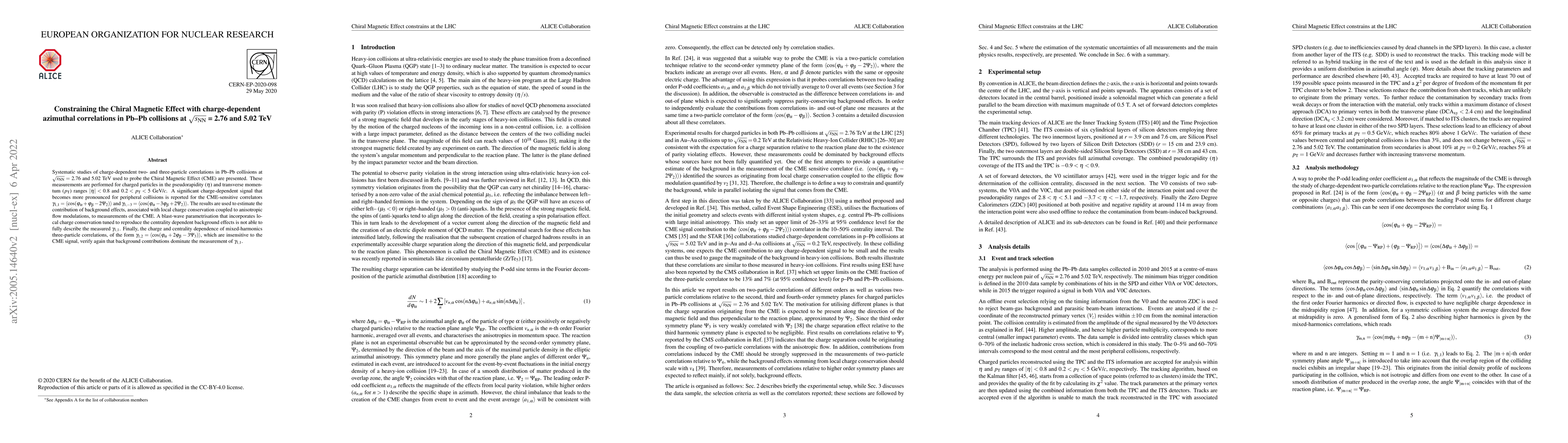 Thumbnail for Constraining the Chiral Magnetic Effect with charge-dependent azimuthal
  correlations in Pb-Pb collisions at $\sqrt{\it{s}_{\mathrm{NN}}}$ = 2.76 and
  5.02 TeV