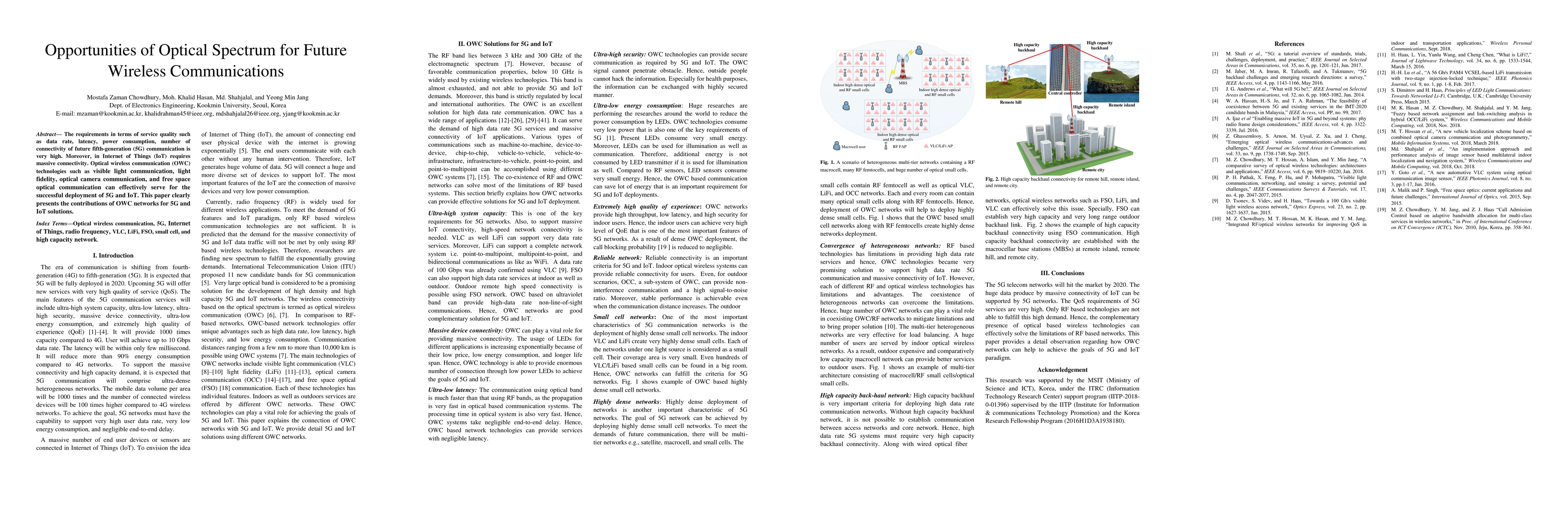 Thumbnail for Opportunities of Optical Spectrum for Future Wireless Communications