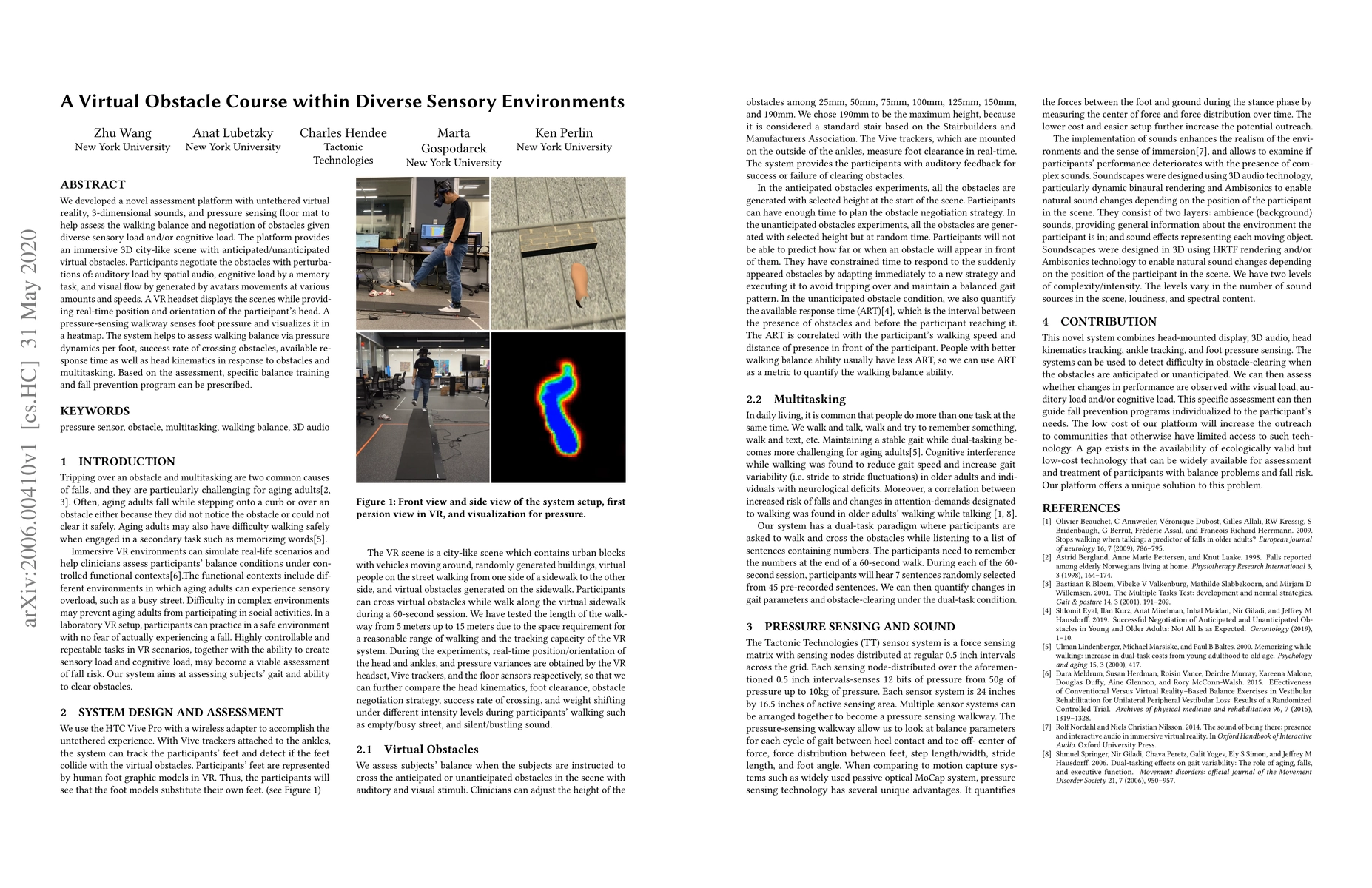 Thumbnail for A Virtual Obstacle Course within Diverse Sensory Environments