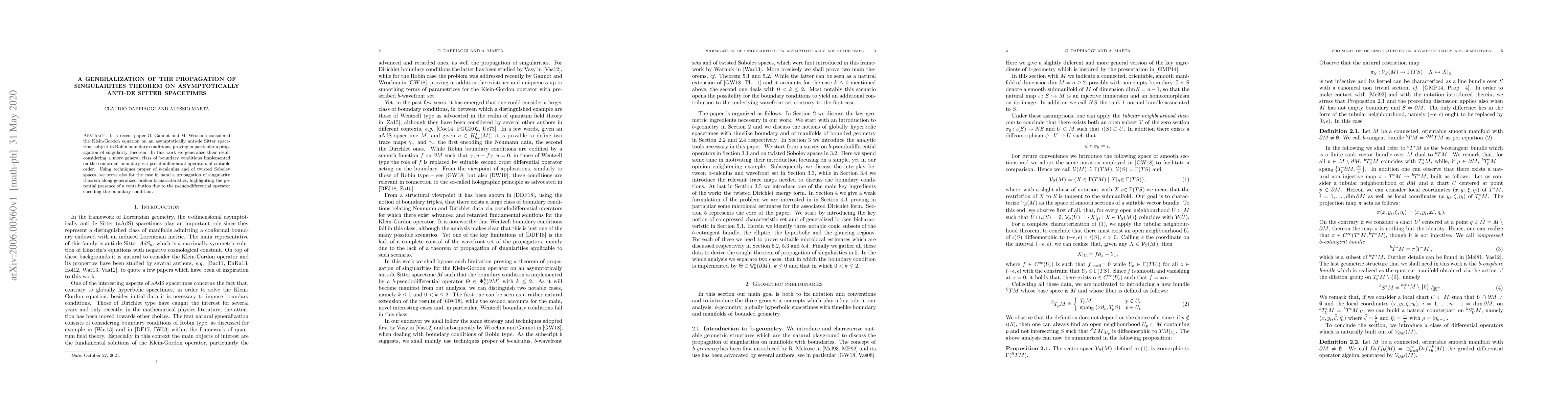 Thumbnail for A generalization of the propagation of singularities theorem on
  asymptotically anti-de Sitter spacetimes