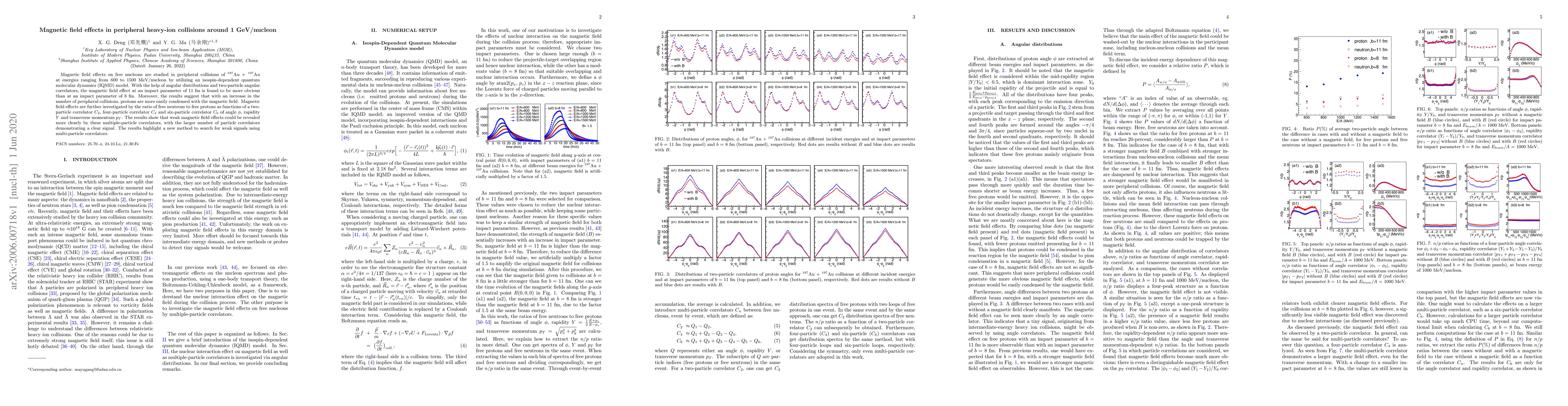 Thumbnail for Magnetic field effects in peripheral heavy-ion collisions around 1
  GeV/nucleon