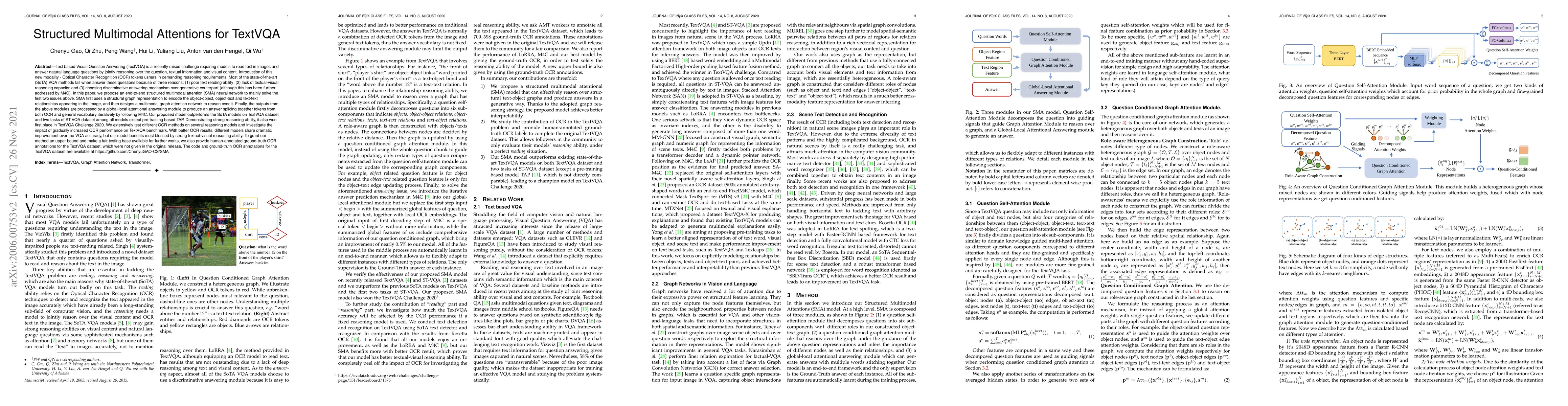 Thumbnail for Structured Multimodal Attentions for TextVQA
