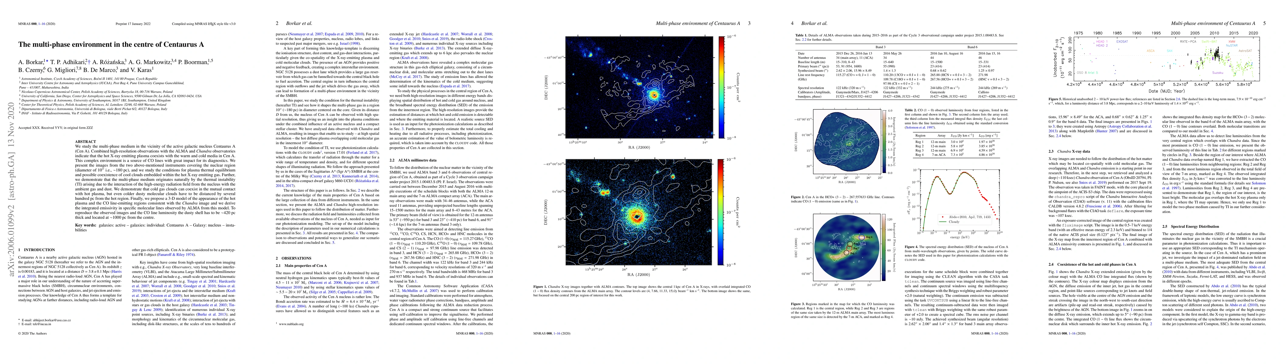 Thumbnail for The multi-phase environment in the centre of Centaurus A