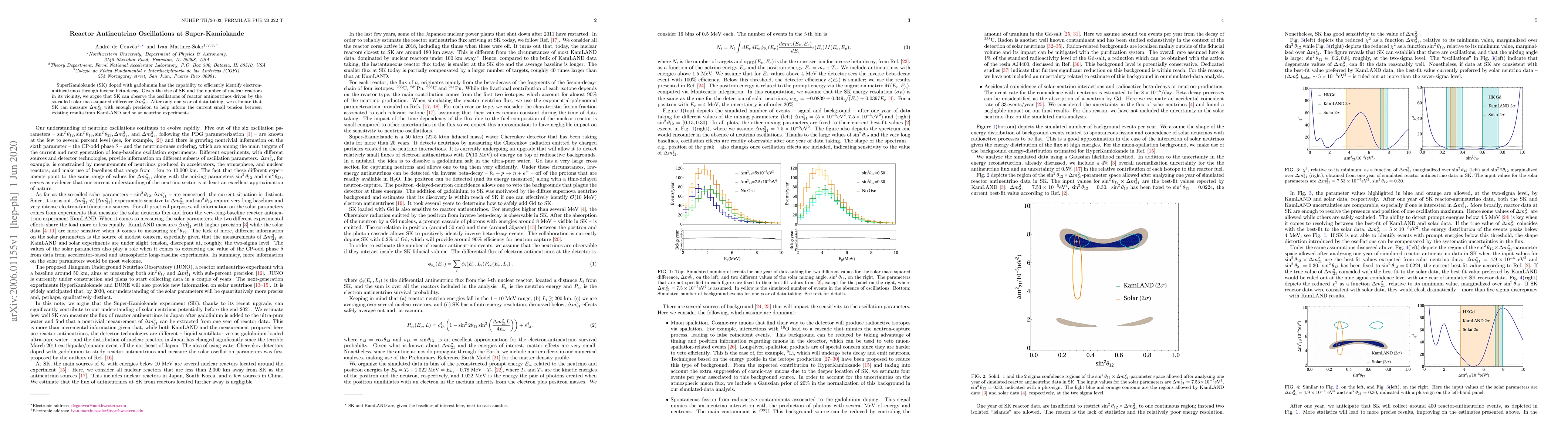 Thumbnail for Reactor Antineutrino Oscillations at Super-Kamiokande