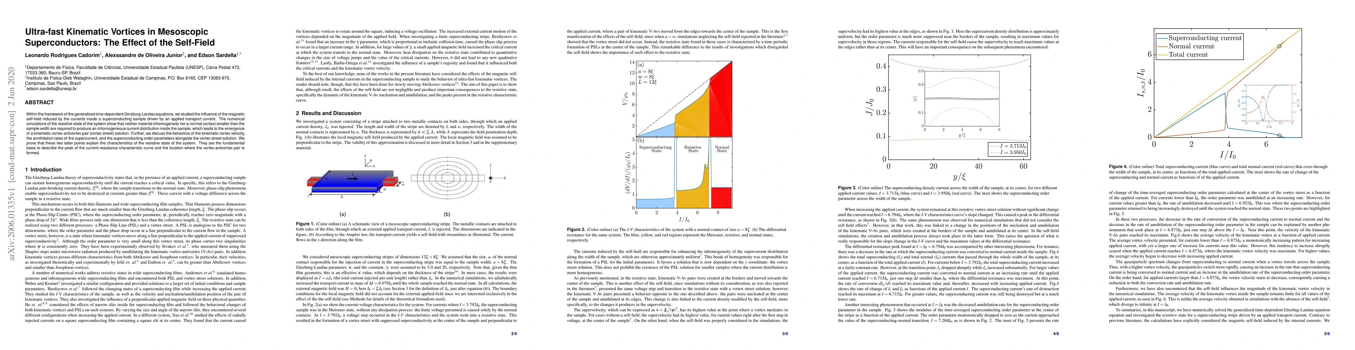 Thumbnail for Ultra-fast Kinematic Vortices in Mesoscopic Superconductors: The Effect
  of the Self-Field