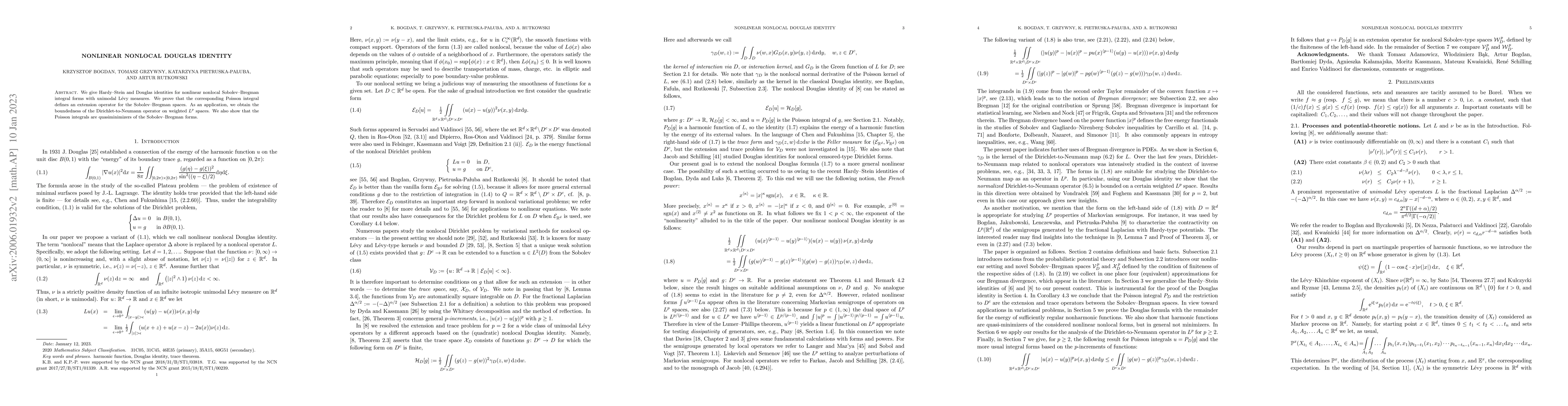 Thumbnail for Nonlinear nonlocal Douglas identity