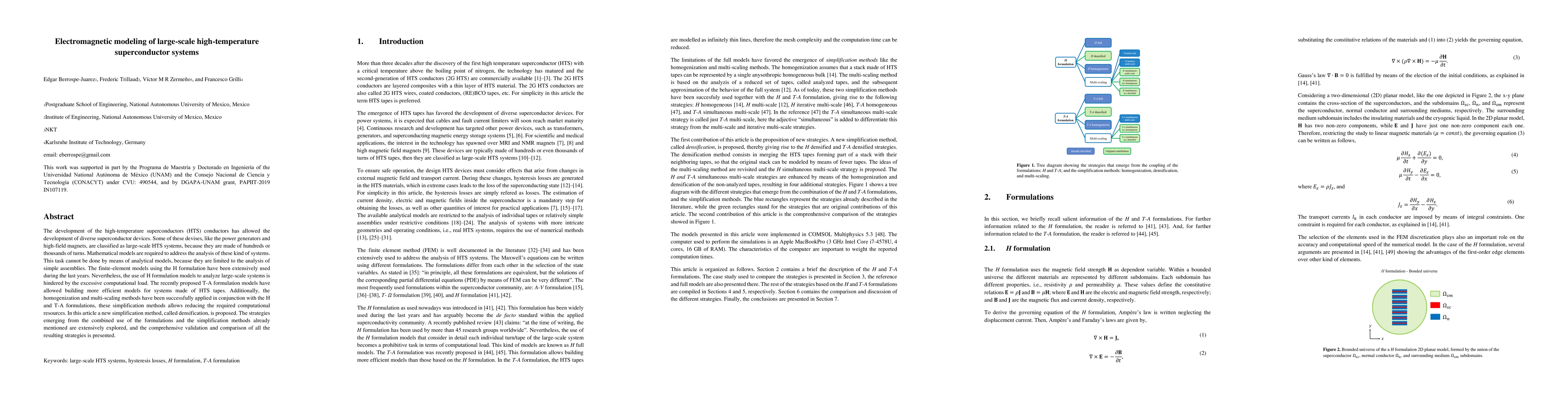 Thumbnail for Electromagnetic modeling of large-scale high-temperature superconductor
  systems