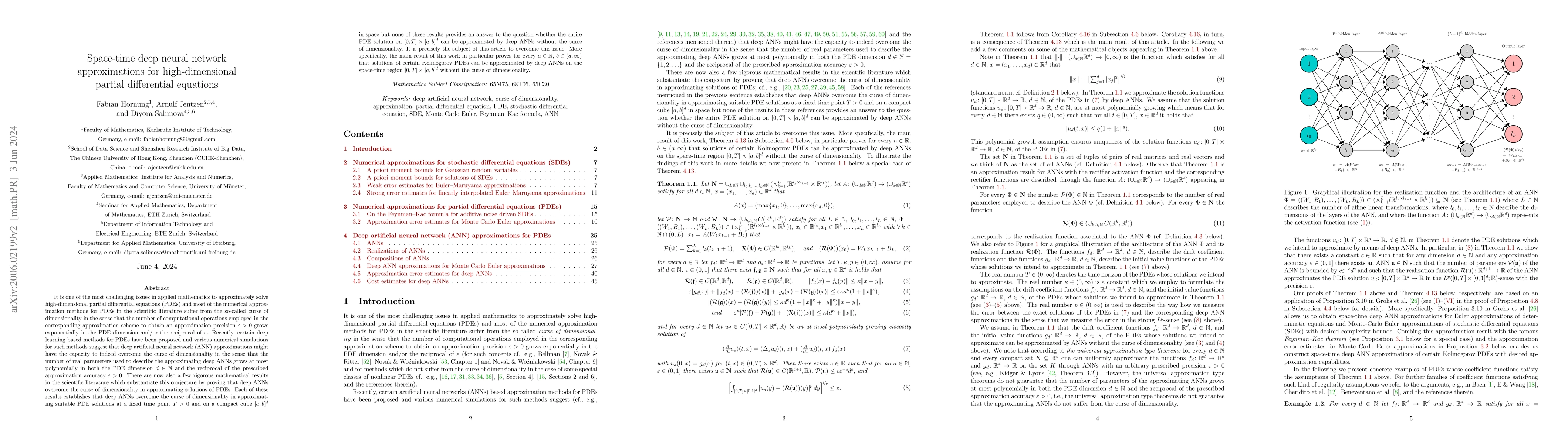 Thumbnail for Space-time deep neural network approximations for high-dimensional
  partial differential equations