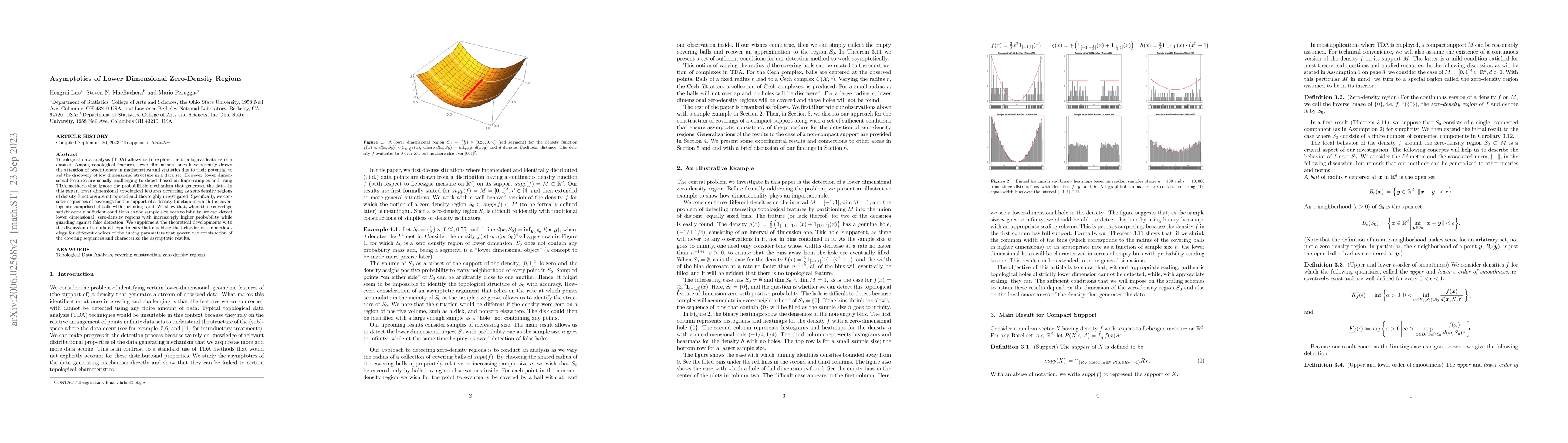 Thumbnail for Asymptotics of Lower Dimensional Zero-Density Regions